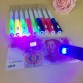  Creative Magic UV Light With Whistle Invisible Ink Pen Funny Highlighter Marker For Kids Gift