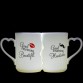 1 Pair of  Porcelain Tea Cup Gift for girlfriend or boyfriend favor Valentine's day gift 