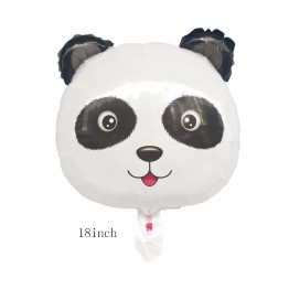 Cartoon Panda Foil Balloons Cartoon Animal For Birthday Party Decoration Toy 