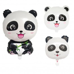 Cartoon Panda Foil Balloons Cartoon Animal For Birthday Party Decoration Toy 