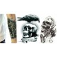 3 pieces fake 3D tattoo robot arm waterproof temporary tattoo stickers
