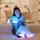 45 cm Colorful Dolphin Plush Doll Toy Luminous Plush Stuffed Flashing Cushion Pillow With LED Light Party Birthday Gift