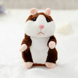 Hot Talking Electronic Pet Plush Toy Cute Sound Record Hamster Educational Toy for Kids