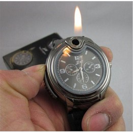 Top Brand Wrist Military Lighter Refillable Butane Gas Cigar Watch