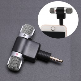 Mini 3.5mm Jack Microphone Stereo Mic For Recording In Mobile Phone