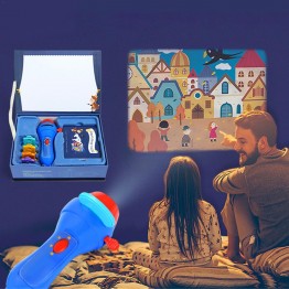 Mini Educational Light-up Sleeping Stories Animation Projector Toys For Children