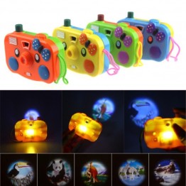 New Animal Projection Mini Camera With Light Cartoon LED Flashing Educational Toy