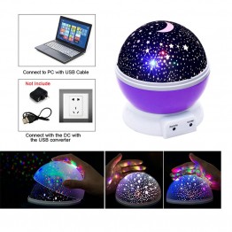 Stars Moon Sky Projector Light Up Glow In The Dark Toys For Baby Sleeping