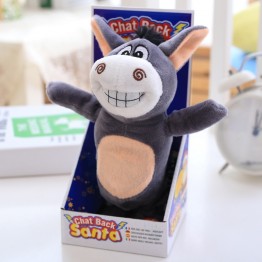 The new walking and singing electric plush funny donkey doll puzzle children's toys