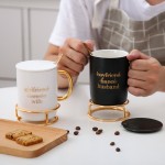 Valentine’s Day Gift Coffee Cup With Cap Spoon Anniversary Present For Husband Wife Gift Or Girlfriend Boyfriend