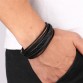 2019 New Design Multi-layers Handmade Braided Genuine Leather Bracelet & Bangle For Men Hand Jewelry