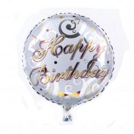New Round Happy Birthday Party Decoration films balloon children's toys