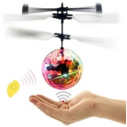 RC Helicopter Aircraft Flying Ball Shinning LED Lighting Quad-copter Mini Drone  Kids Toys 