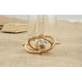 Time turner necklace hourglass vintage pendant for women