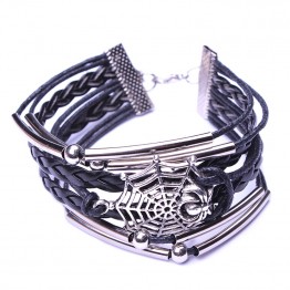 Charm Handcuff Spider Bangles Handmade Stuff Bracelet Jewelry Accessories For Men
